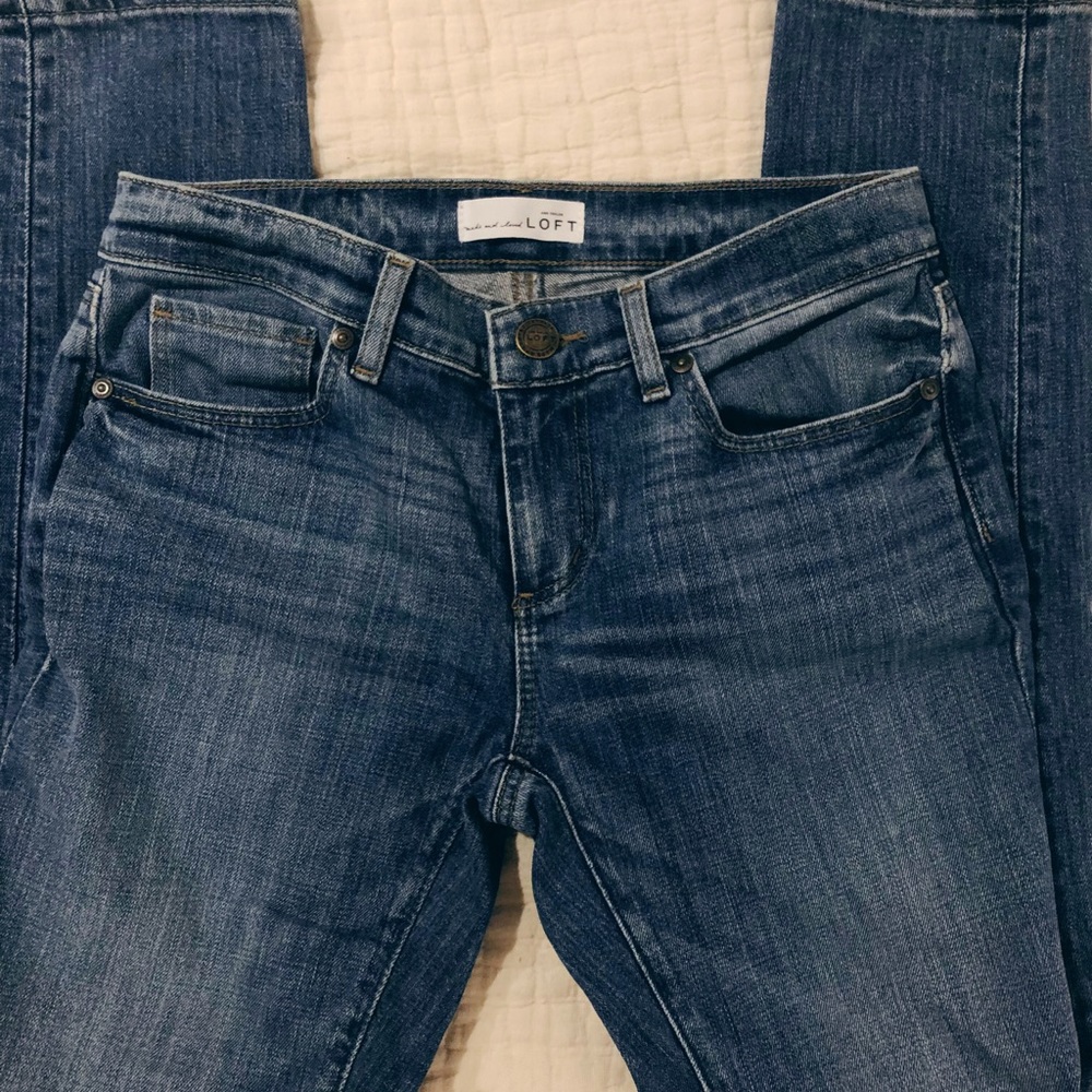 Ann Taylor LOFT relaxed skinny jeans